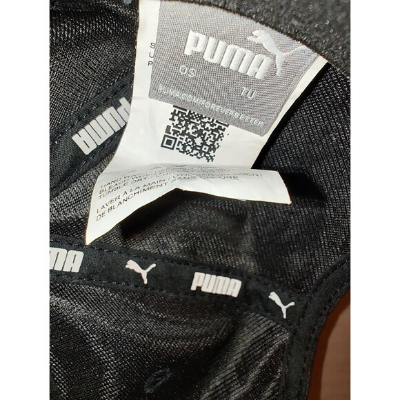 Puma Men's Fitted Baseball Cap Hat Black OSFA Adjustable Breathable RN100759 - Picture 9 of 9